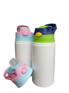 Squeeze Alumínio infantil Bico Silicone 500ml