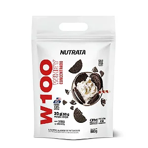 W100 REFIL WHEY CONCENTRADO 900gr COOKIES CREAM