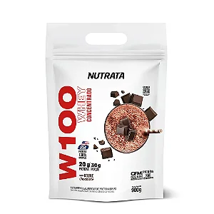W100 REFIL WHEY CONCENTRADO 900gr CHOCOLATE