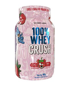 100% WHEY CRUSH MORANGO 900gr