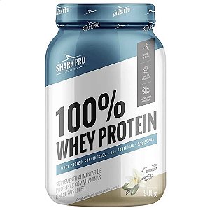 100% WHEY SHARK BAUNILHA 900GR