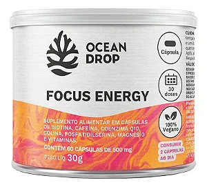 Focus Energy Ocean Drop Vegano 60 Cápsulas