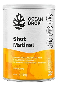 Shot Matinal Imunidade Vegano (150g) Limão - Ocean Drop