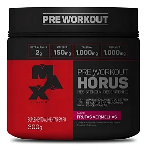 HORUS PRE-TREINO 300GR FRUTAS VERMELHAS