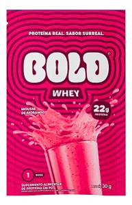 BOLD WHEY SACHE 30gr SABOR MOUSSE DE MORANGO