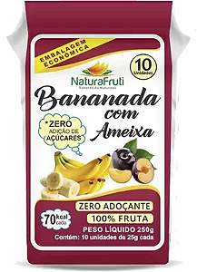 Bananada Com Ameixa Zero Açúcares 250g BananaFruti