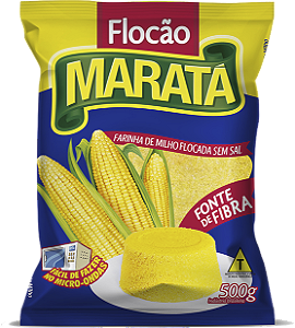 Farinha De Milho Flocão 500g Maratá