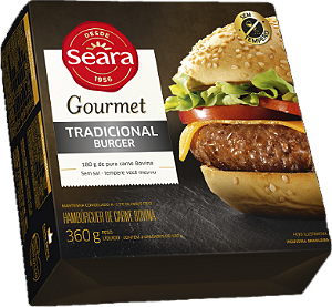 Hamburguer Tradicional 360g Seara Gourmet