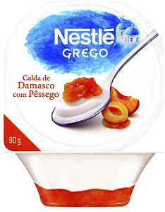 Iogurte Grego Calda De Damasco C/Pêssego 90g Nestlé