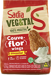 Nuggets Couve Flor Wings Veg & Tal 275g Sadia