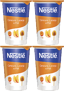 Kit 4 Iogurte Integral Cenoura, Laranja e Mel 170g Nestlé