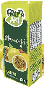 Suco Maracujá 200 ml Fruta Aki