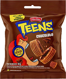 Biscoito Snack Teens Chocolate 30g Marilan