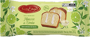 Bolo Recheado Mousse De Limão 250g Santa Edwiges
