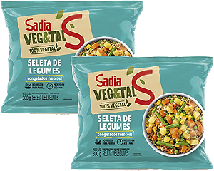 Kit 2 Seleta De Legumes Congelado 300Kg Sadia Veg & Tal