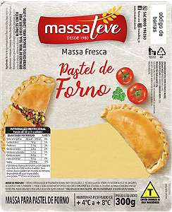 Massa De Pastel De Forno 300g Massa Leve