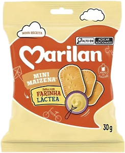 Biscoito Mini Maizena Farinha Láctea 30g Marilan