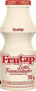 Garrafinha Leite Fermentado Baunilha 170g Frutap