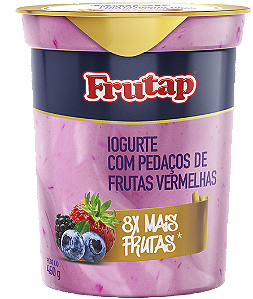 Iogurte Pedaços De Frutas Vermelhas 450gr Frutap