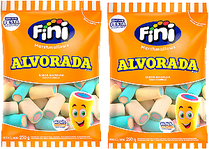 Kit 2 Marshmallos Alvorada Baunilha 200g Fini