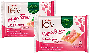 Kit 2 Torradas Magic Toast Peito De Peru 110g Marilan