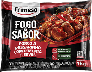 Porco à Passarinho Pimenta e Ervas 1Kg Frimesa