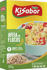 Aveia Flocos Integral 170g Kisabor