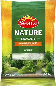 Brócolis Ninja Congelado 1,05Kg Seara Nature