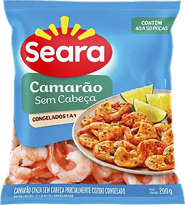 Camarão Cinza Sem Cabeça 200g Seara