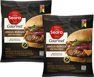 Kit 2 Hamburguer Angus Blend Fraldinha 150g Seara Gourmet