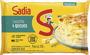 Lasanha 4 Queijos 350g Sadia