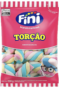 Marshmallos Torção Baunilha 250g Fini