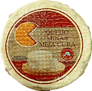 Queijo Minas Meia Cura Vacuo Artesanal 900g Norte De Minas