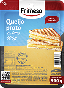 Queijo Prato 500g Frimesa