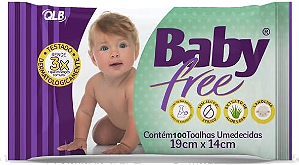 Toalhas Umedecidas 100 unid. Baby Free