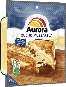 Queijo Mussarela Fatiado 300g Aurora
