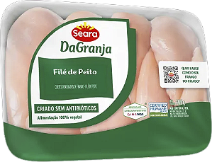 File De Peito De Frango Sem Osso Sem Pele DaGranja 600g Seara