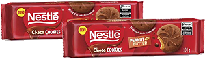 Kit 2 Biscoito Choco Cookies Peanut Butter 100g Nestlé
