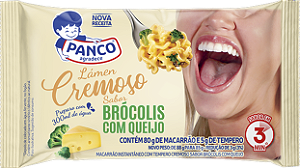 Macarrão Lámen Brócolis Com Queijos Cremoso 85g Panco