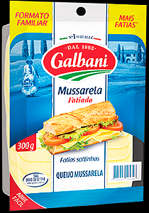 Queijo Mussarela Fatiada 300g Galbani