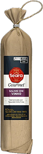 Salame Com Vinho Peça 160g Seara Gourmet