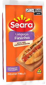 Linguiça Fininha Defumada 215g Seara