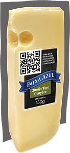Queijo Gruyere Pedaço 150g Faixa Azul