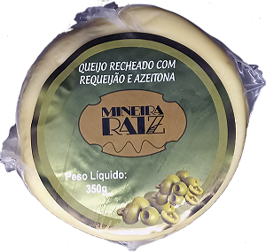 Queijo Trufado Requeijão Com Azeitona 350 Mineira Raiz