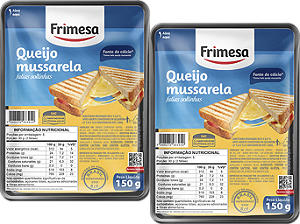 Kit 2 Queijo Mussarela Fatiado 150g Frimesa