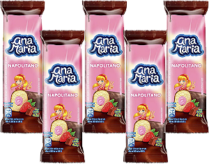 Kit 5 Bolinho Napolitano 42g Ana Maria