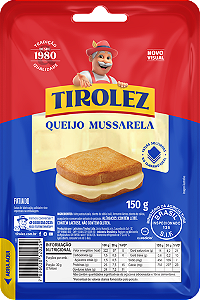 Queijo Mussarela Fatiado 150g Tirolez