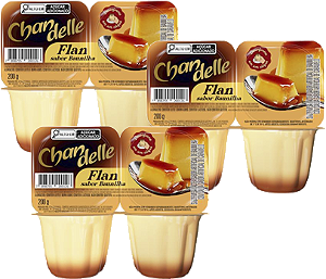 Kit 3 Sobremesa Flan Baunilha 200g Chandelle