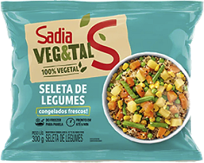 Seleta De Legumes Congelado 300Kg Sadia Veg & Tal