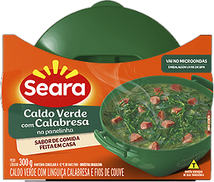 Caldo Verde Com Calabresa Panelinha 300g Seara